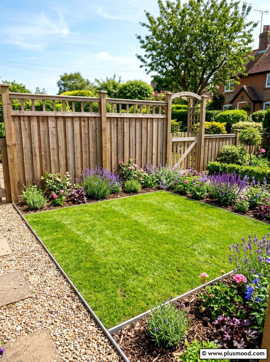 Small Lawn Wood Fence - 25 small backyard ideas with wood fence