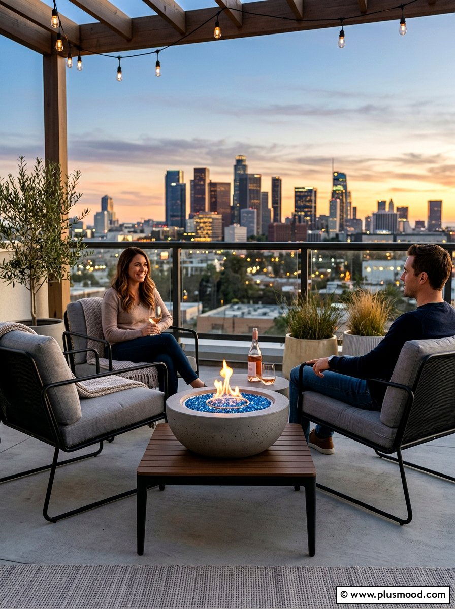 Small Outdoor Fire Pit - 25 small backyard ideas for apartments