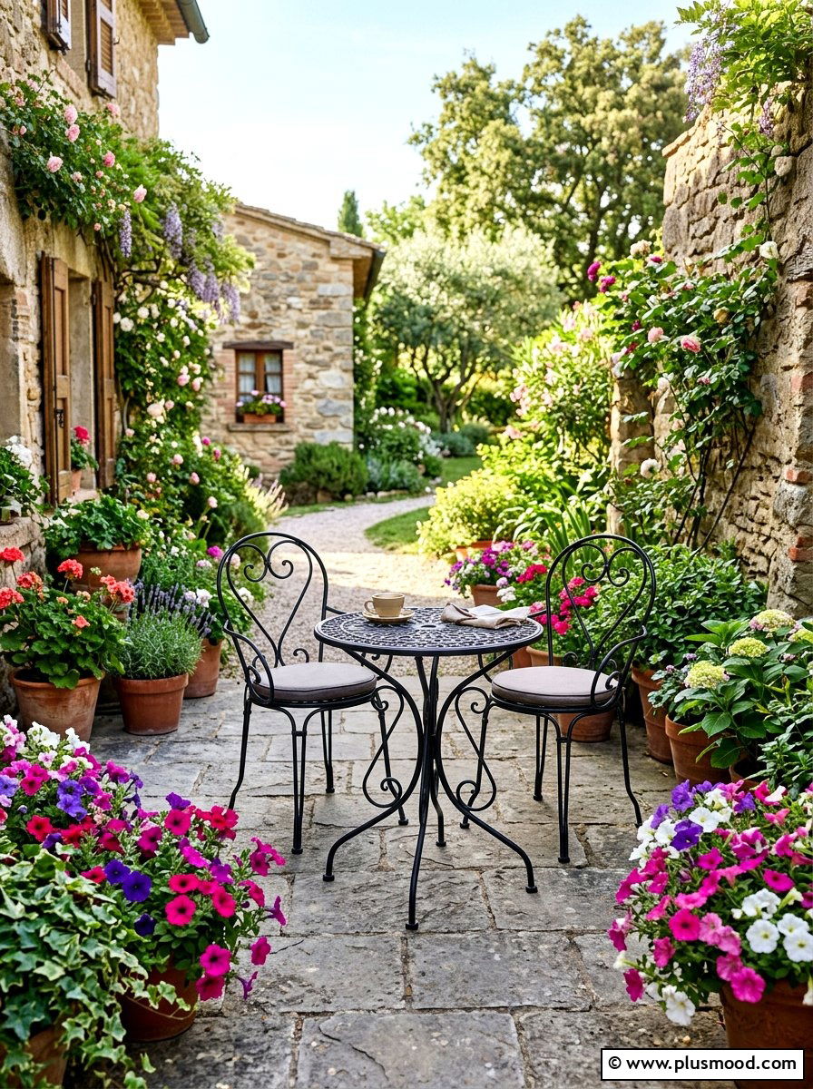 Small Patio Bistro Set - 25 summer small patio ideas