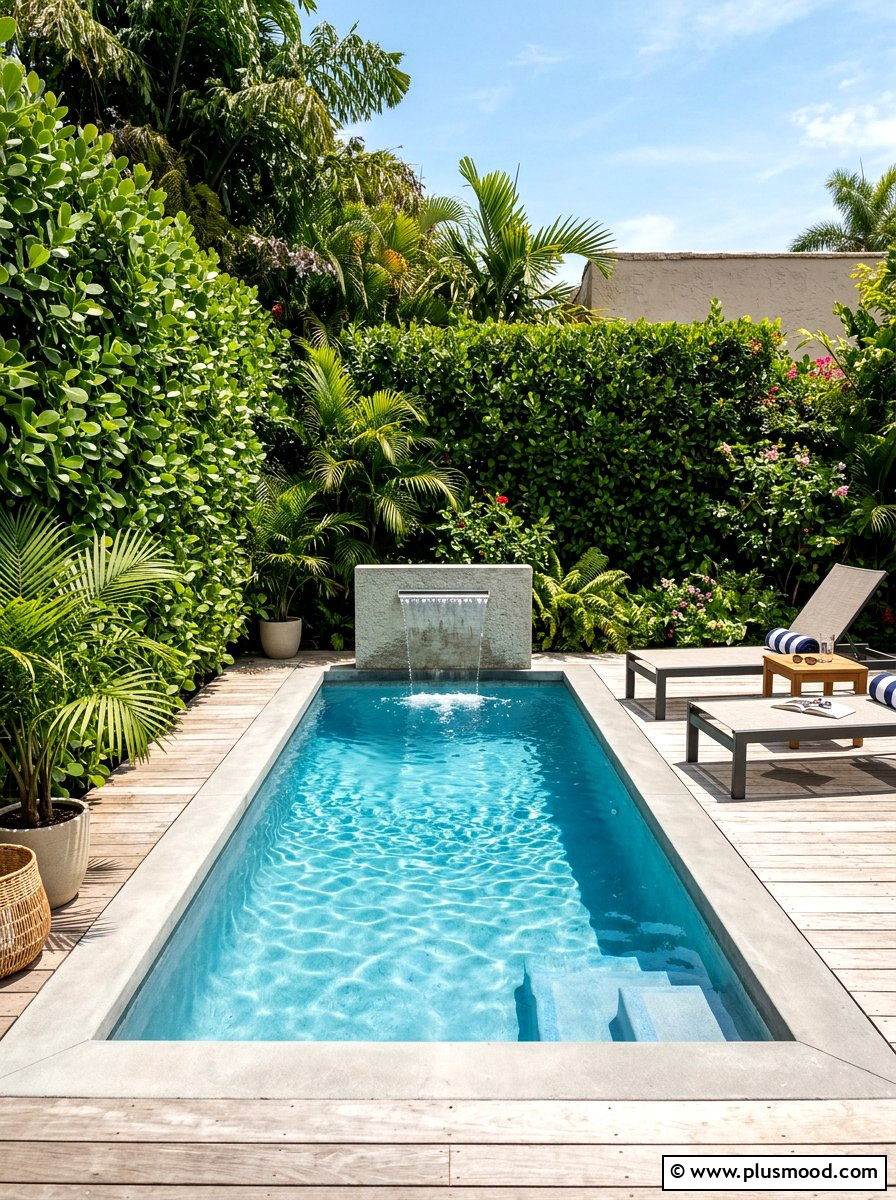 Small Plunge Pool - 25 small backyard ideas for entertaining