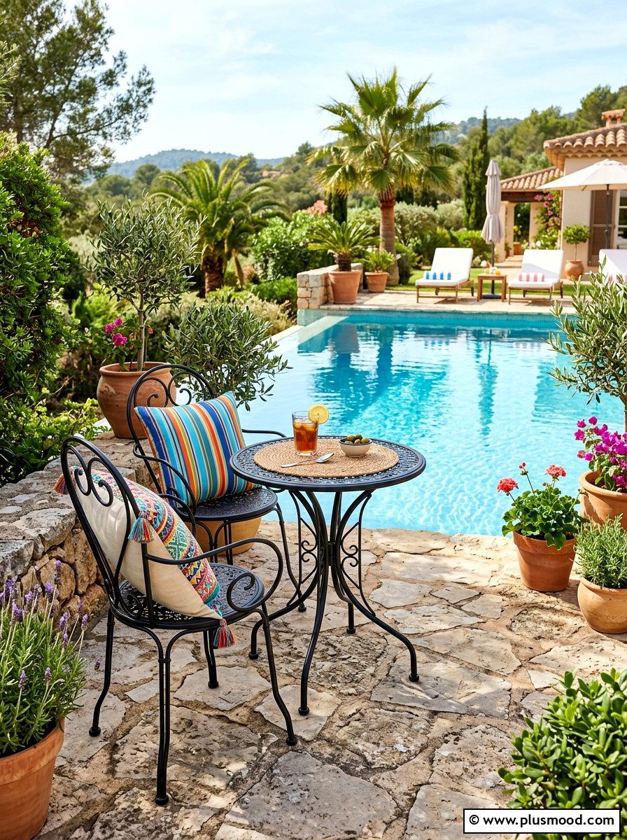 Small Pool Seating - 25 pool landscaping ideas for narrow yards