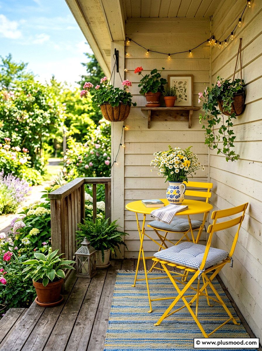 Small Porch Bistro Set - 25 summer small front porch ideas