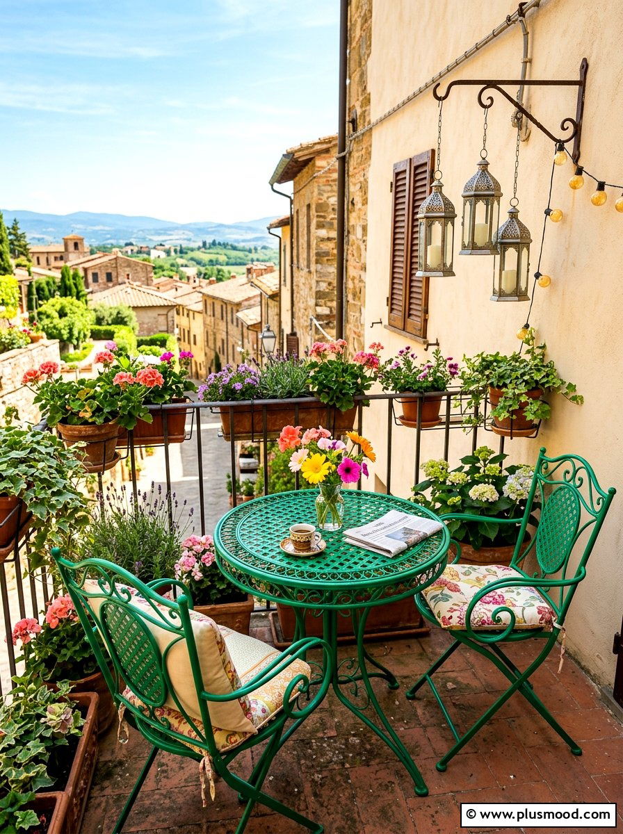 Small Space Bistro Set - 25 simple summer patio ideas