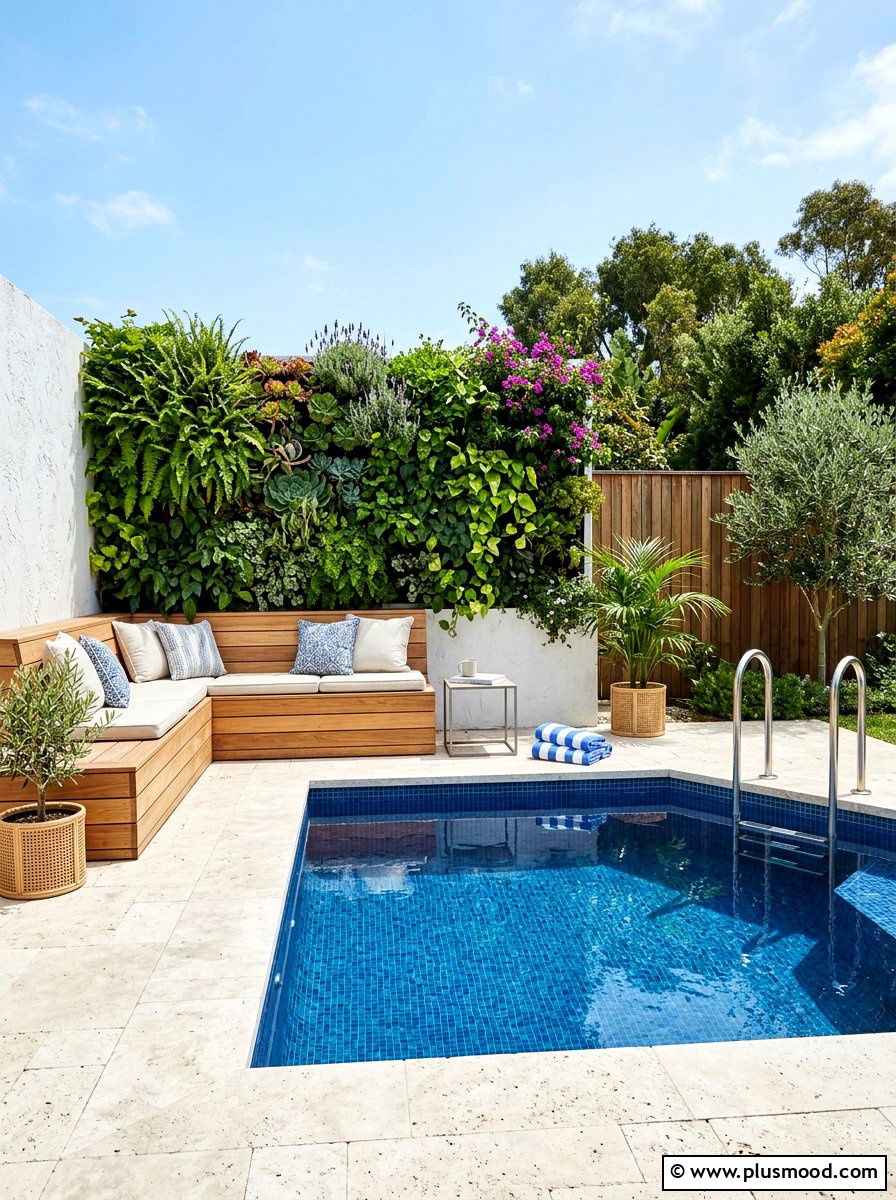 Small Space Pool - 25 summer pool lounge area ideas