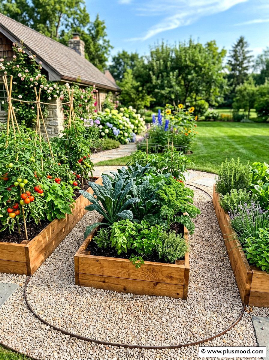 Small Vegetable Patch - 25 summer cottage landscaping ideas