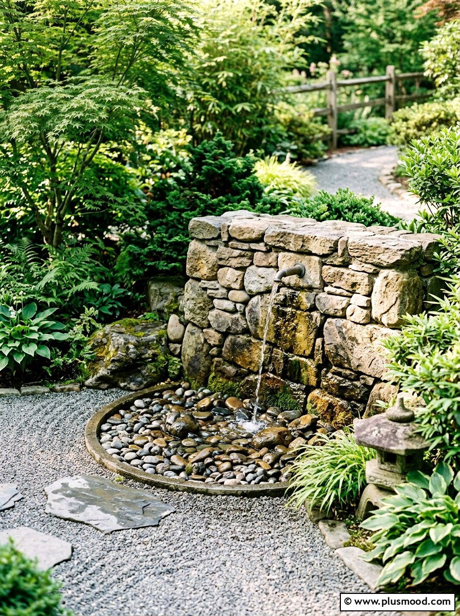 Small Water Feature - 25 small backyard ideas for tiny homes