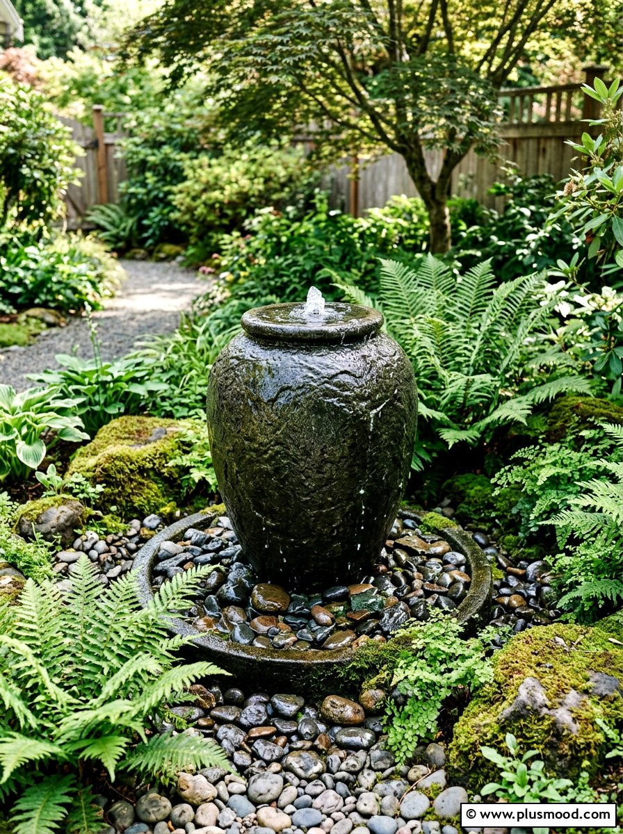 Small Water Feature - 25 small backyard ideas for small families