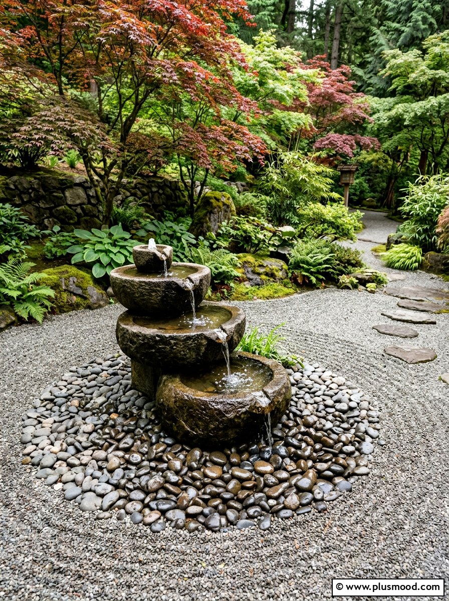 Small Water Fountain - 25 small backyard ideas for beginners