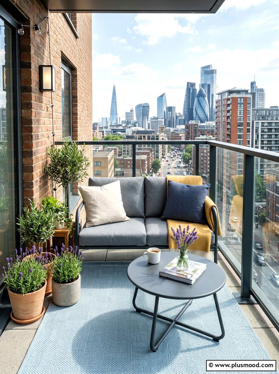 Small balcony furniture - 25 summer balcony decor ideas