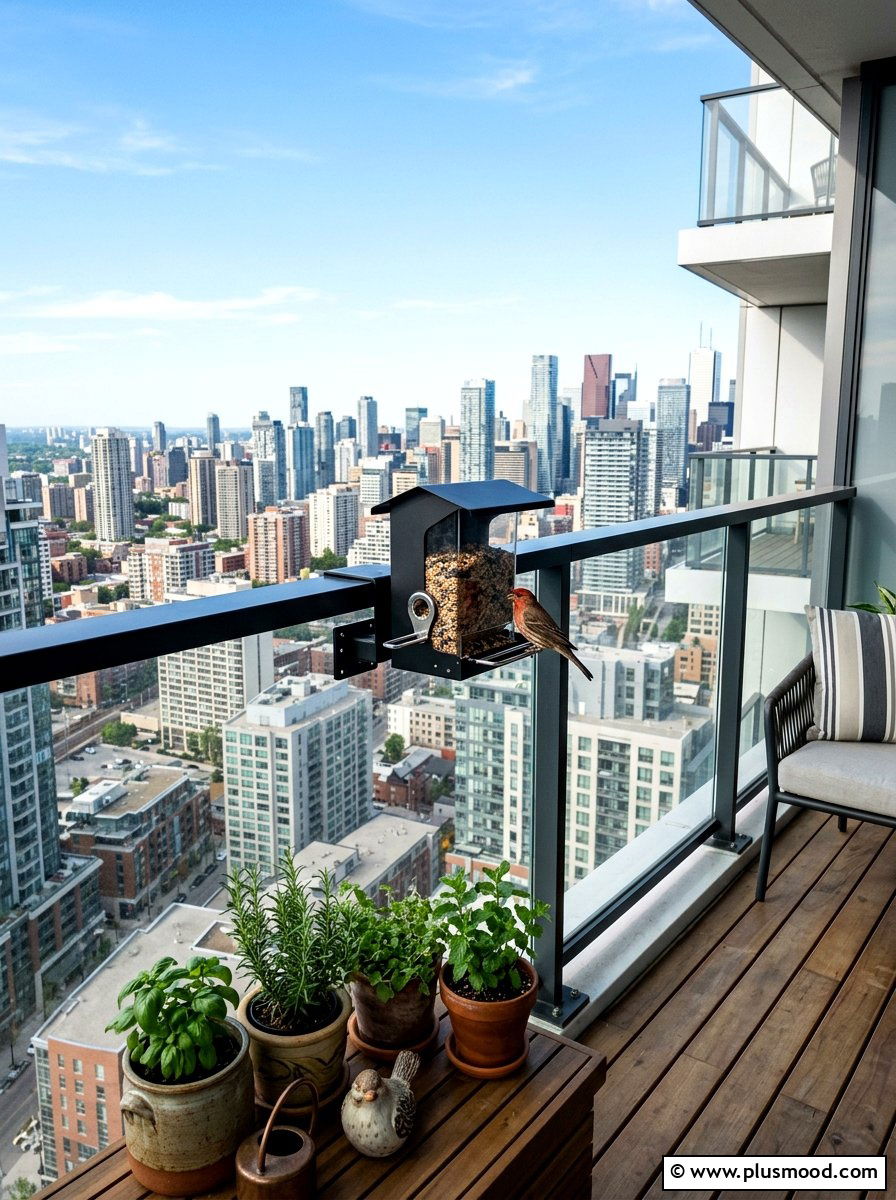 Small bird feeder for balcony - 25 small backyard ideas with bird feeders