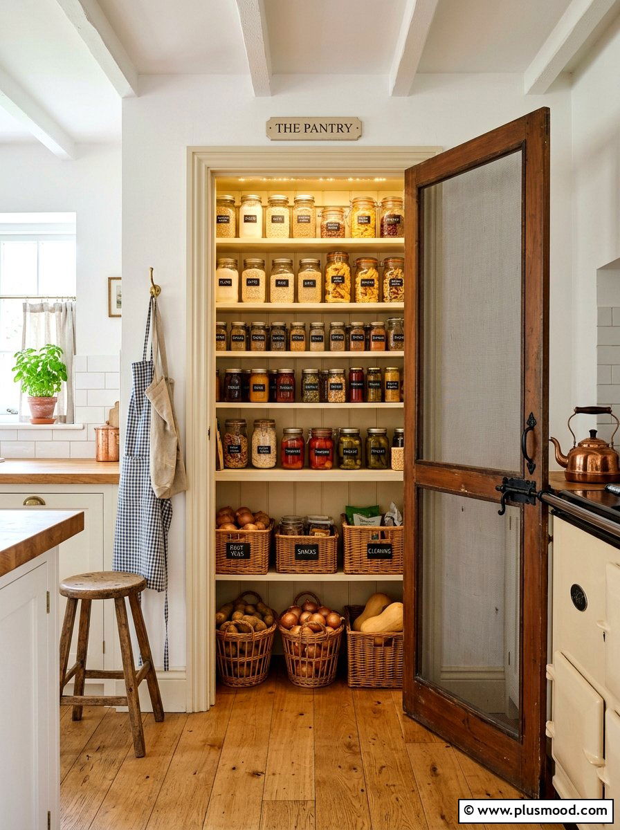 Small cottage pantry - 25 summer cottage kitchen ideas