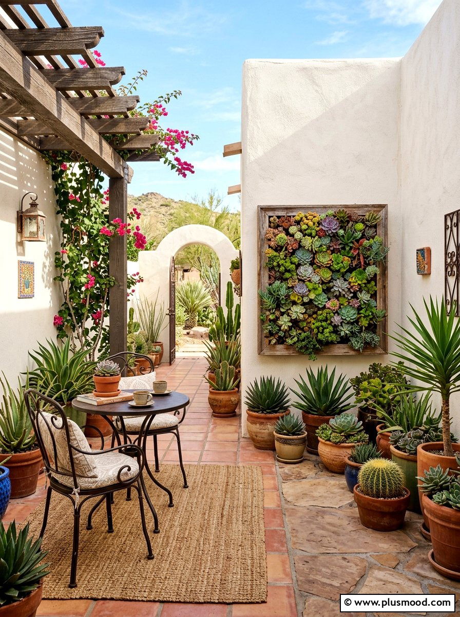 Small desert courtyard - 25 summer desert landscaping ideas