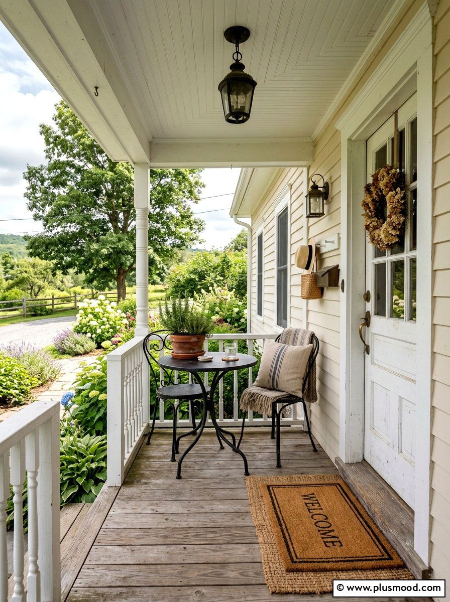 Small farmhouse porch seating - 25 summer farmhouse porch ideas