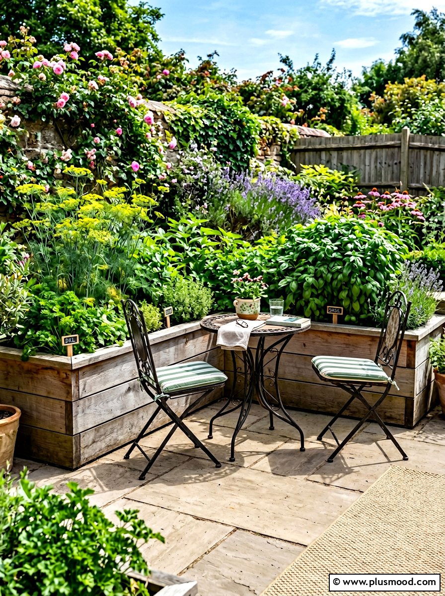 Small patio herb garden - 25 summer herb garden ideas