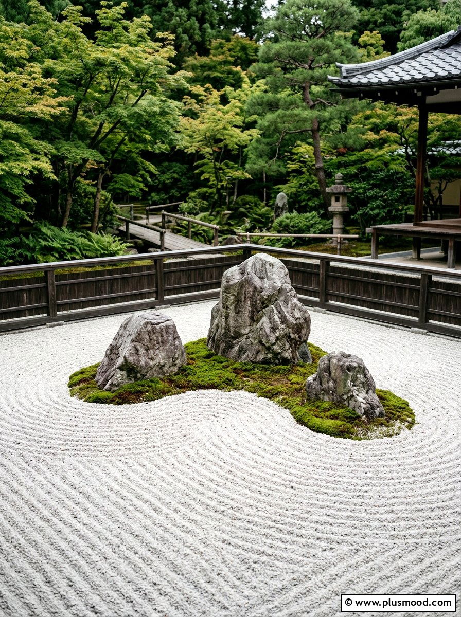 Small stone zen garden - 25 small backyard ideas for minimalist style