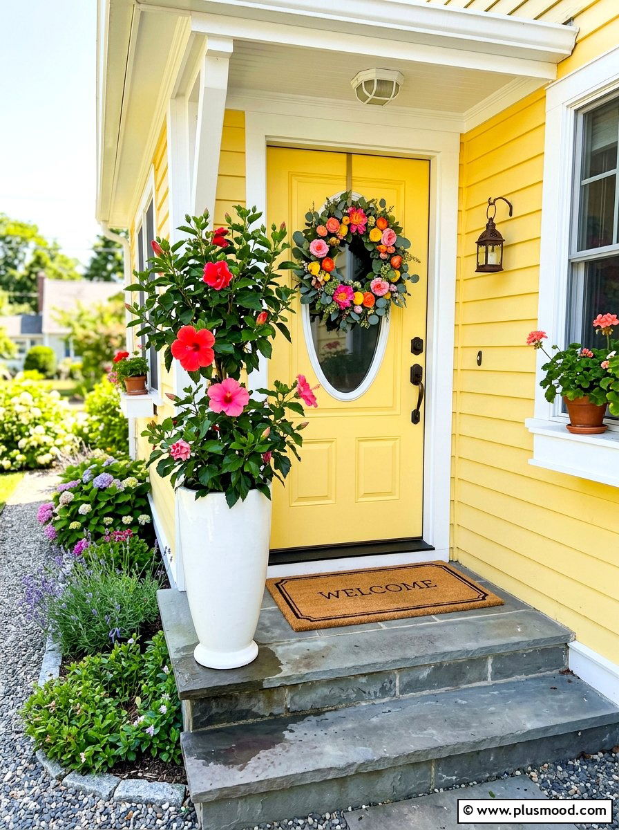 Small stoop porch - 25 best summer front porch decor ideas