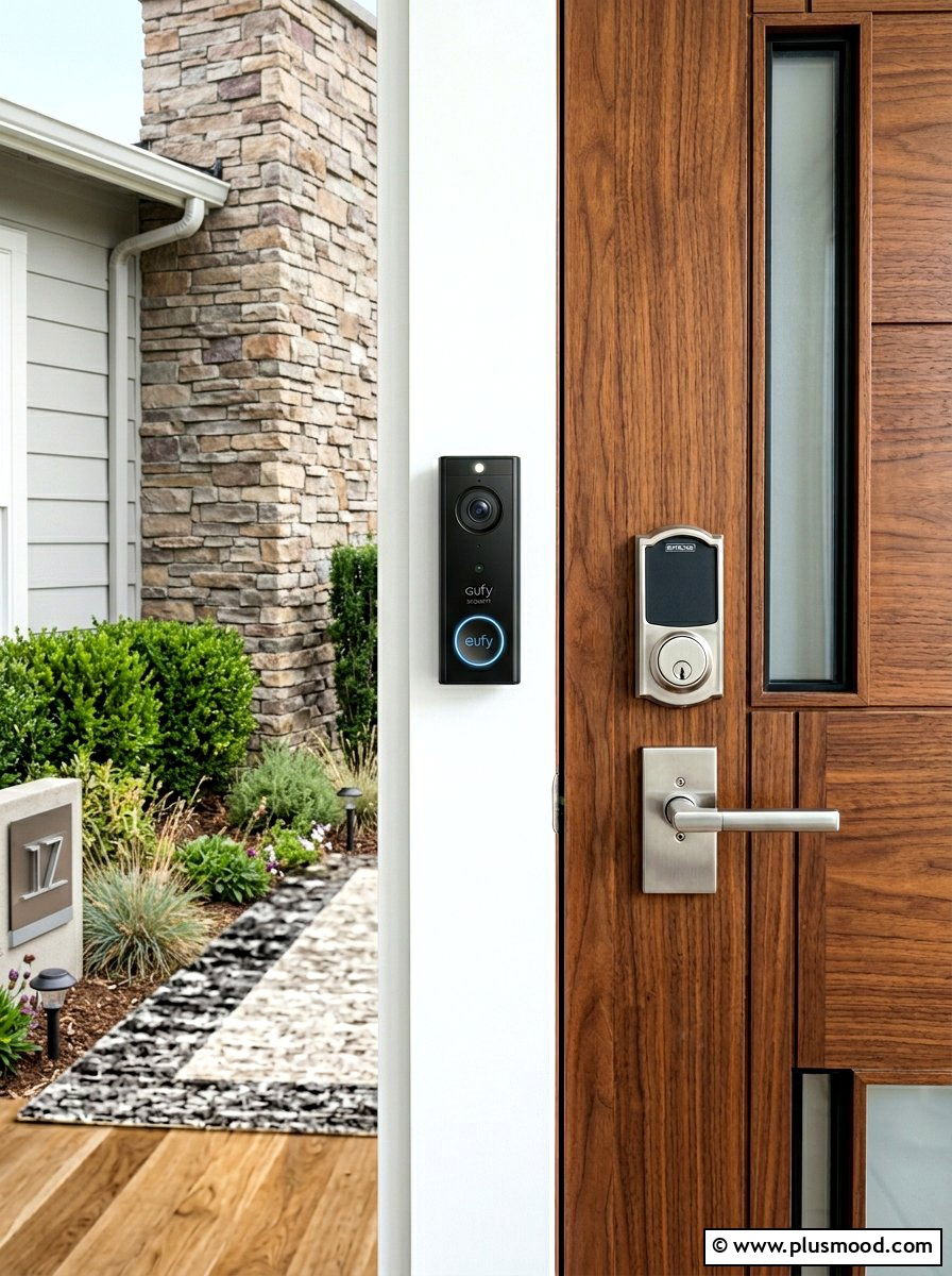 Smart Doorbell Integration - 25 summer modern curb appeal ideas