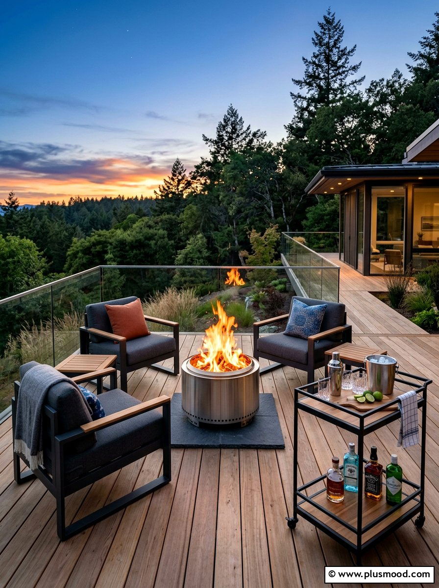 Smokeless Fire Pit - 25 summer backyard fire pit ideas