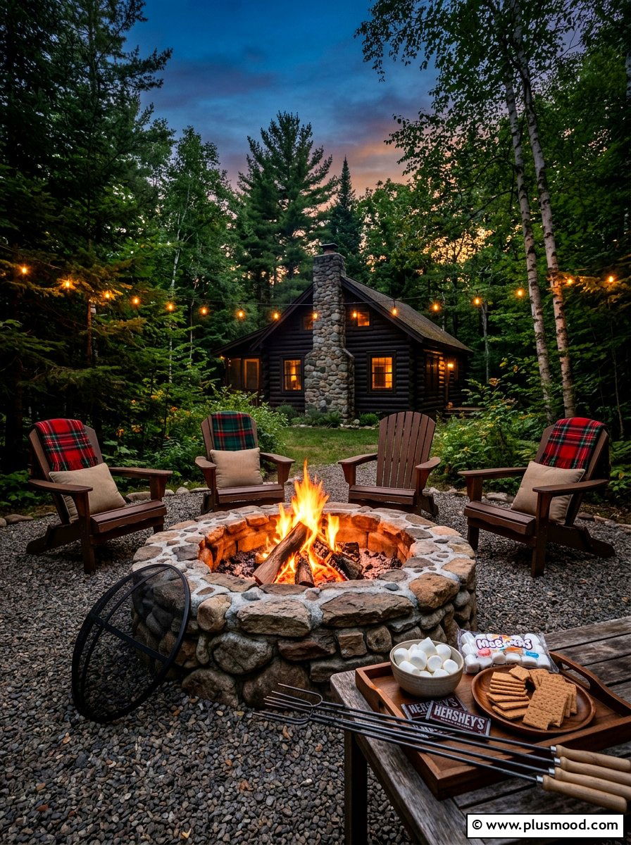 Smores Fire Pit - 25 summer family gathering ideas outdoors