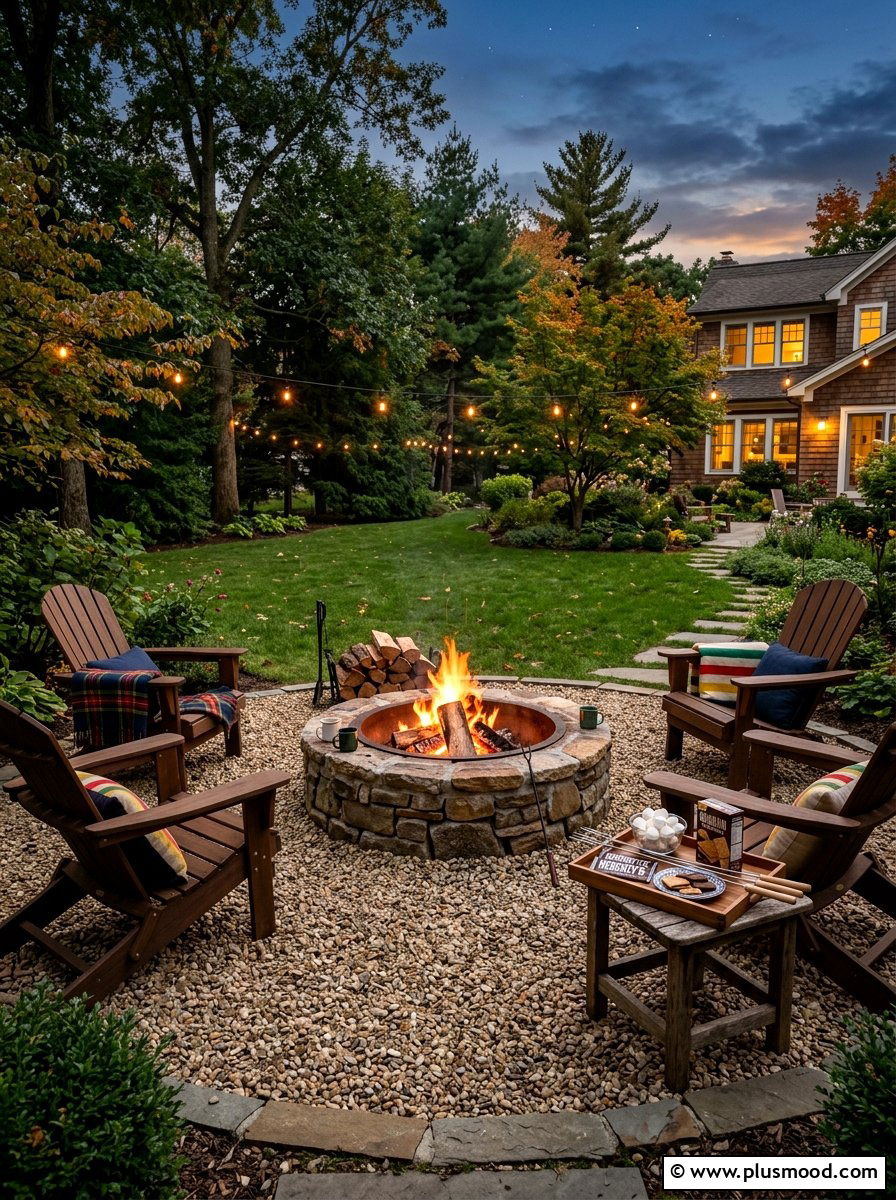 Smores fire pit - 25 summer outdoor entertaining ideas on a budget