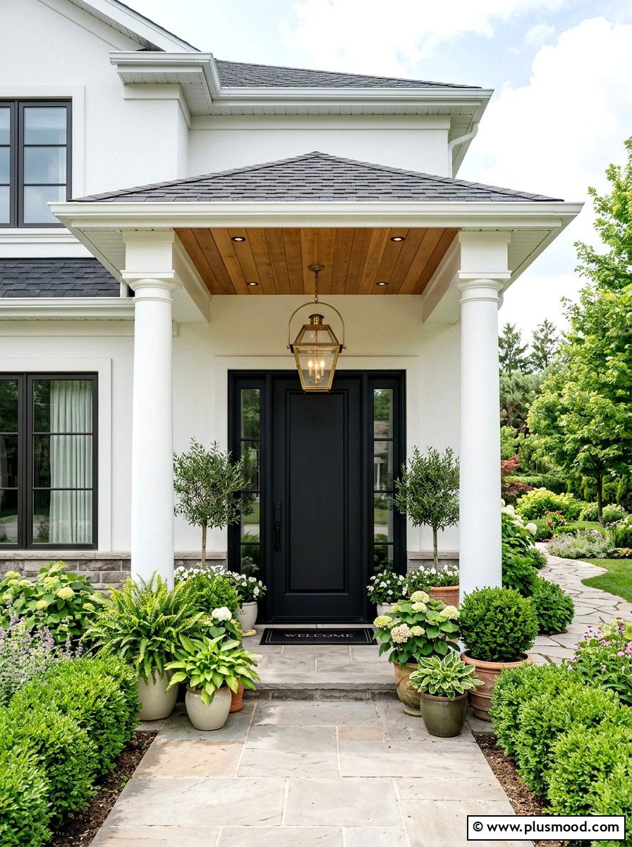 Soft Black Front Door - 25 summer front door color ideas
