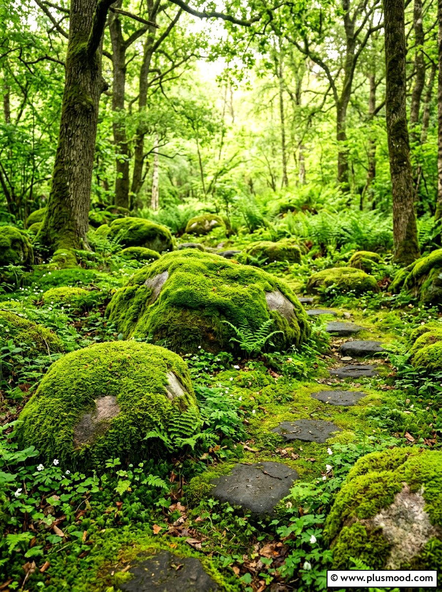 Soft Moss Garden - 25 summer sensory garden ideas