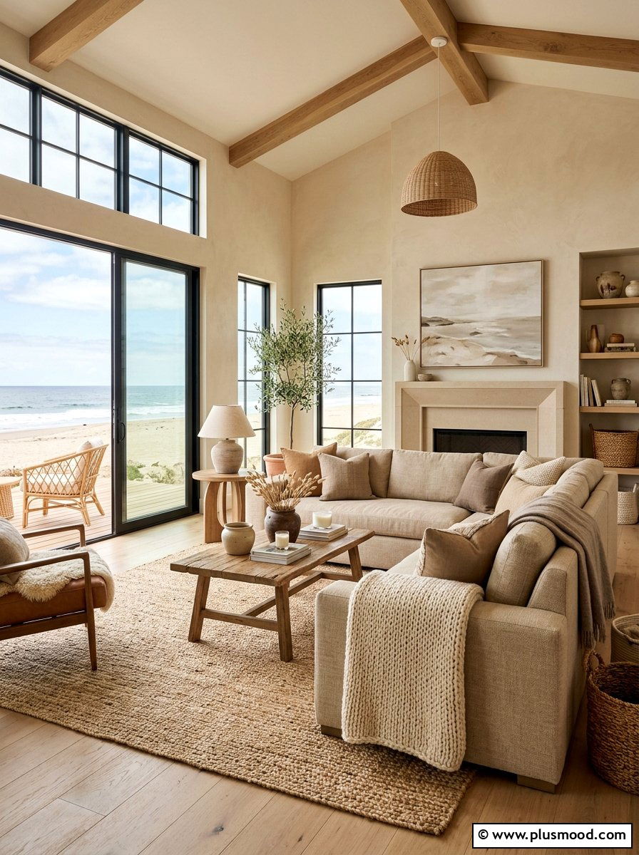 25 Summer Coastal Living Room Ideas for Breezy Beach Style