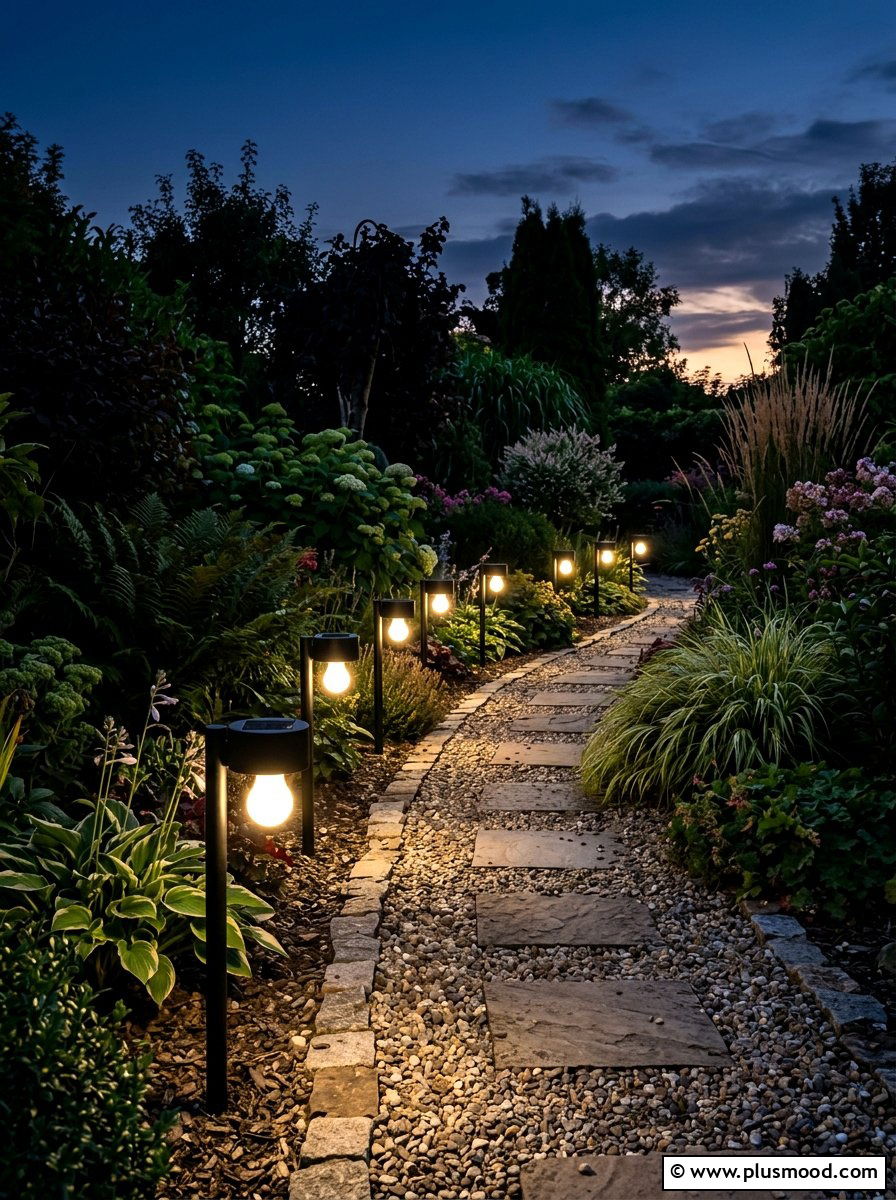 Solar Garden Lights - 25 summer backyard makeover ideas