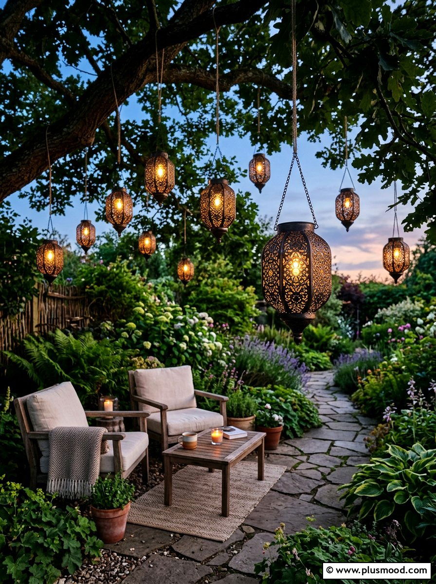 Solar Lantern Lighting - 25 Outdoor Garden Decor Ideas