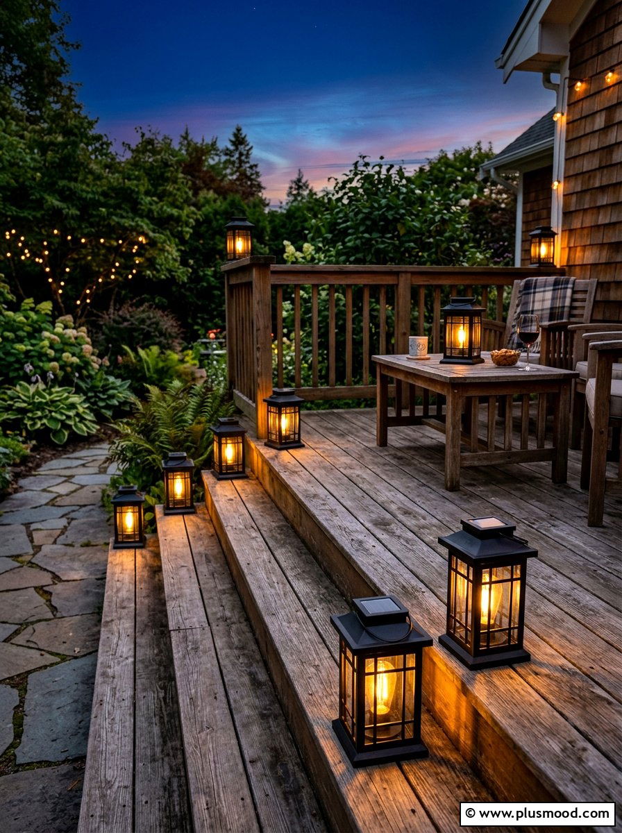 Solar Lantern Lighting - 25 summer patio ideas