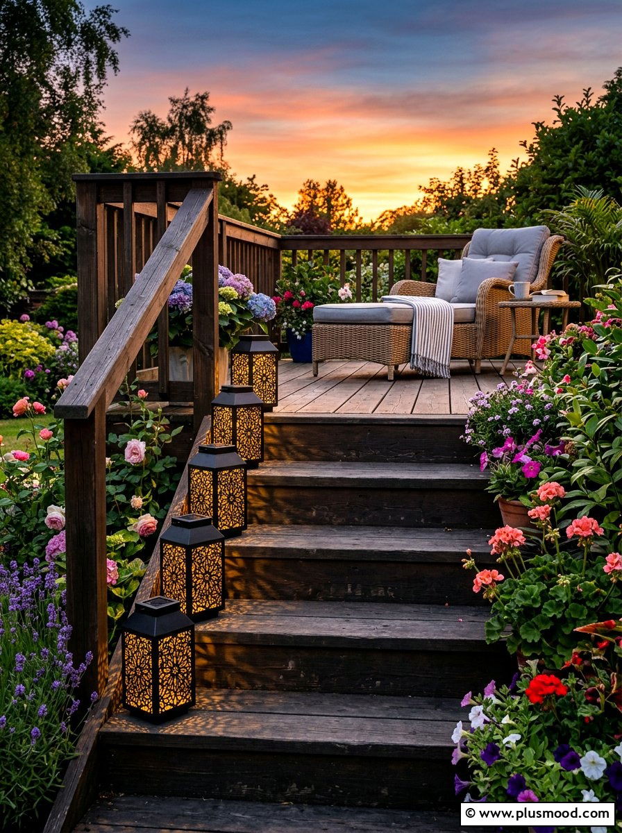 Solar Lantern Lighting - 25 budget summer patio decor ideas