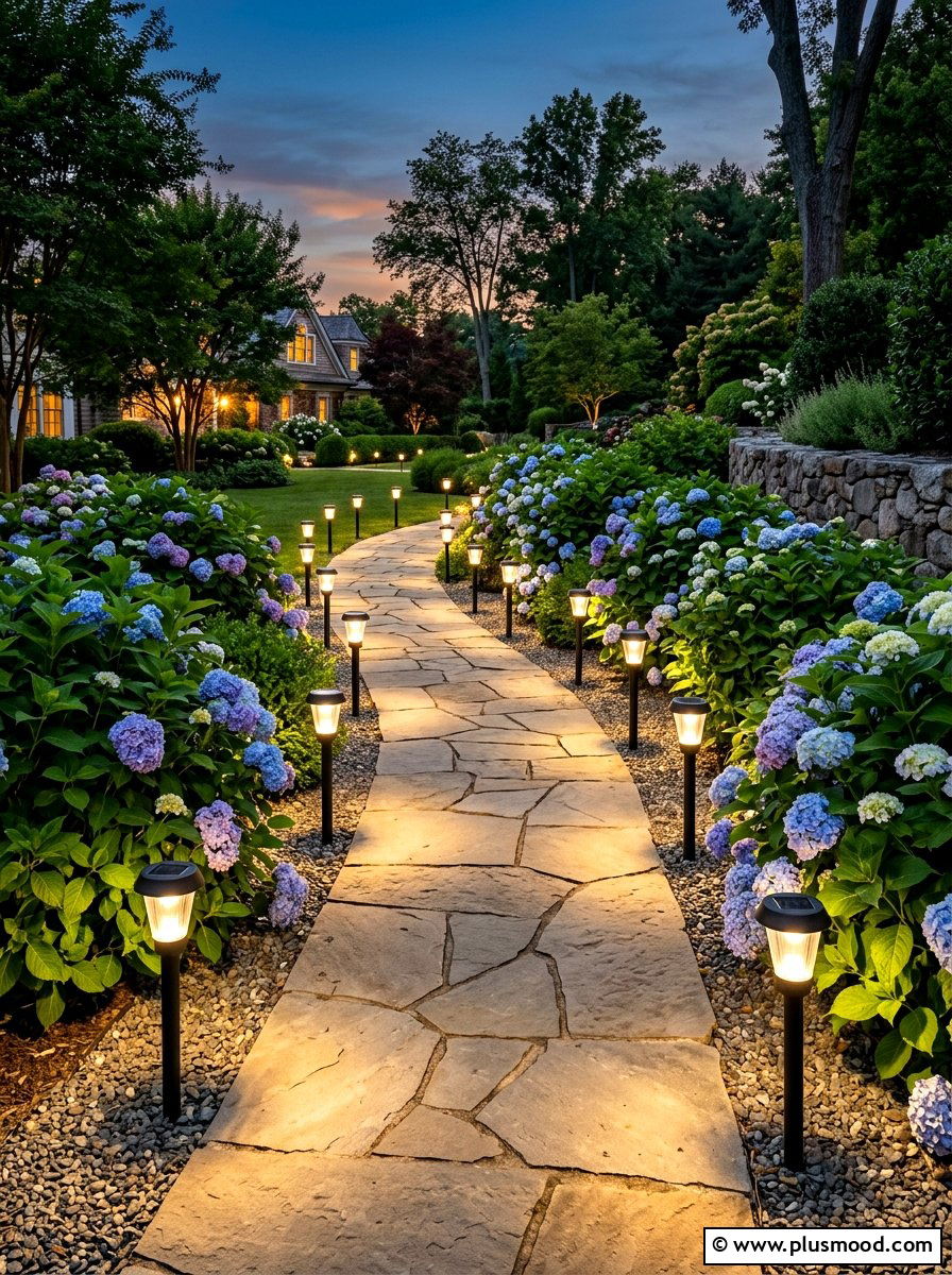 Solar Path Lights - 25 summer garden lighting ideas