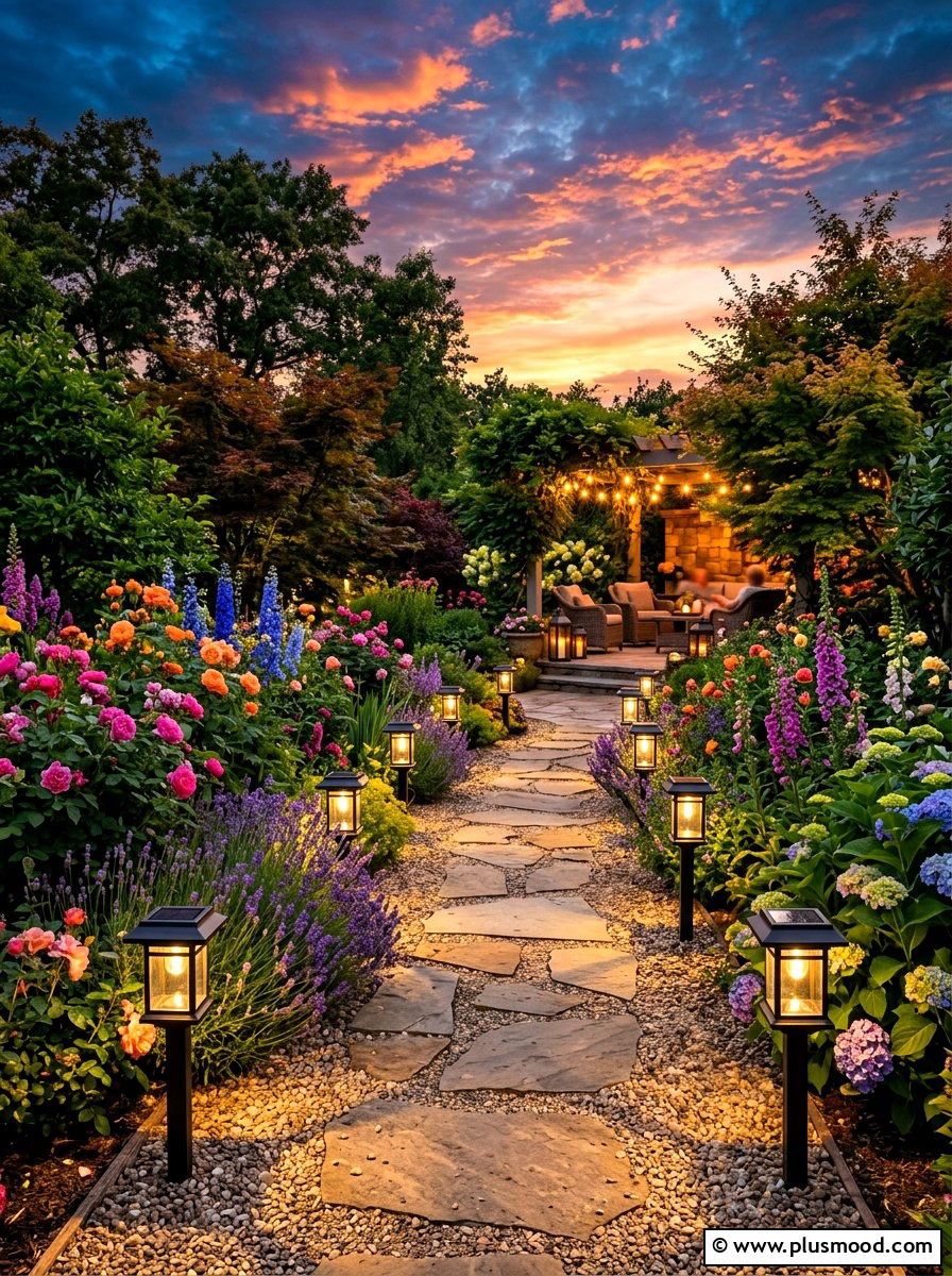 Solar Pathway Lighting - 25 end of summer patio refresh ideas