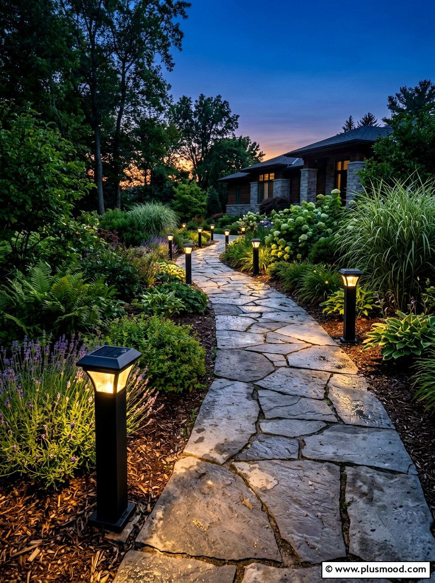 Solar Pathway Lights - 25 summer patio refresh ideas