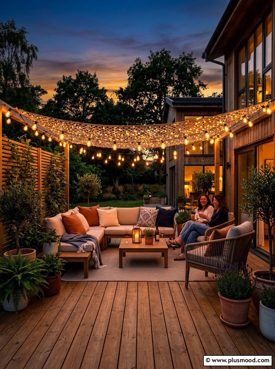 Solar String Light - 25 budget summer garden ideas