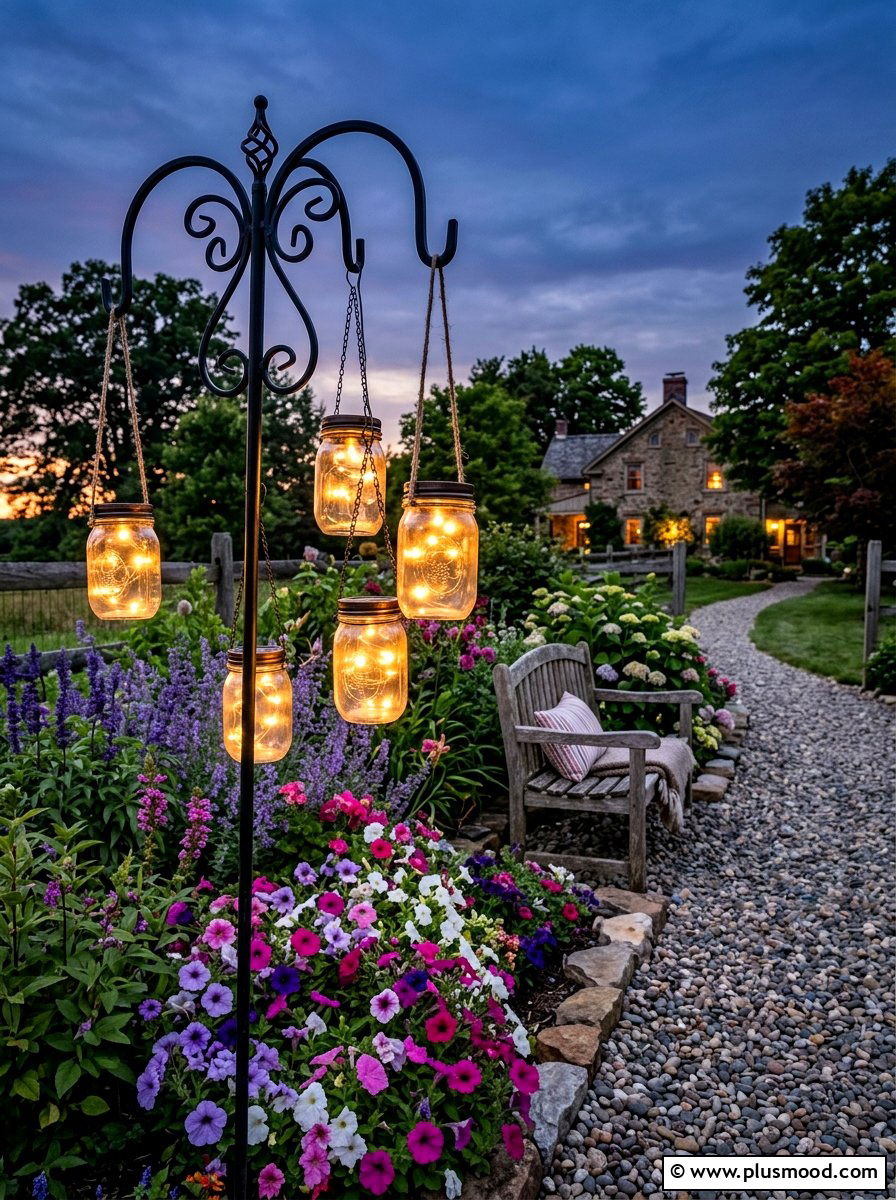 25 Small Backyard Ideas With Solar Lights for Magical Nights