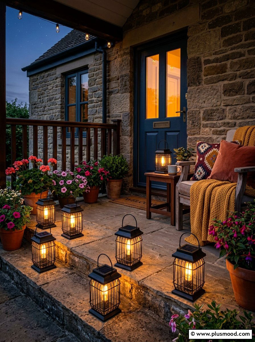 Solar lantern lighting