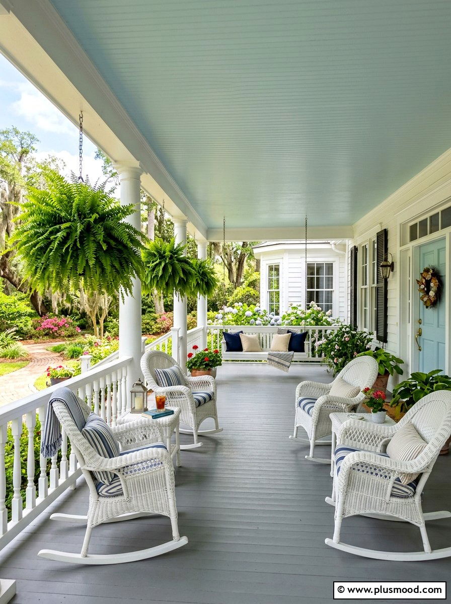 Southern Charm Porch - 25 trending summer porch ideas