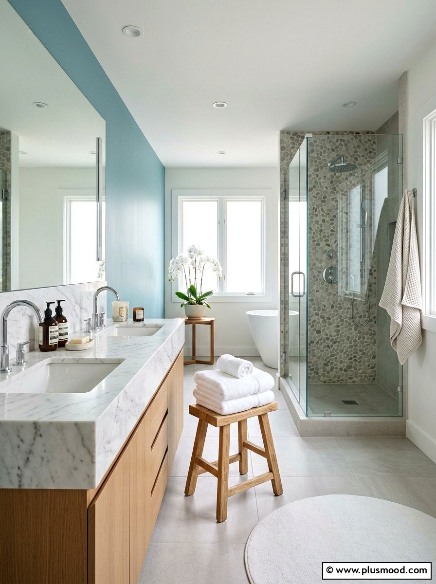 Spa Style Bathroom - 25 elegant summer decor ideas