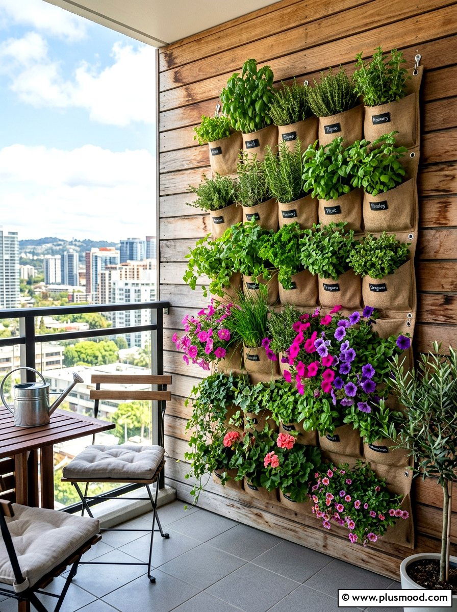 Space Saving Vertical Garden - 25 late summer garden ideas