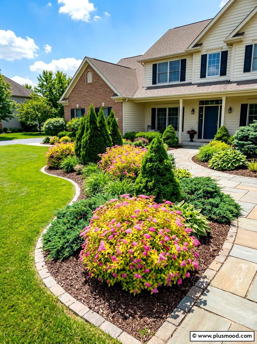 25 Summer Foundation Planting Ideas for Summer Curb Appeal
