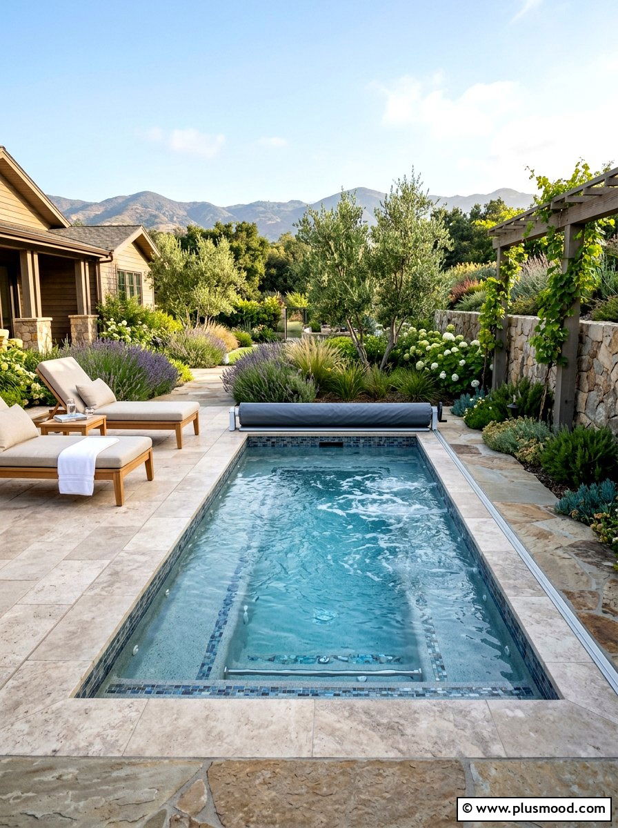 Spool - 25 small backyard ideas with pool