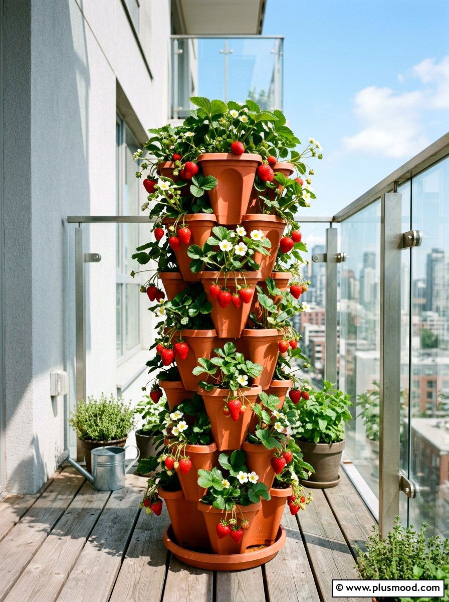 Stackable Strawberry Tower