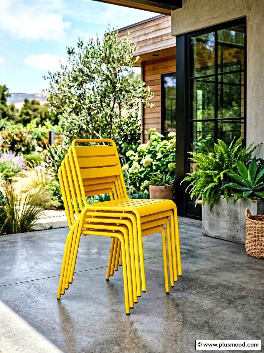 Stacking Outdoor Chair - 25 summer front porch seating ideas