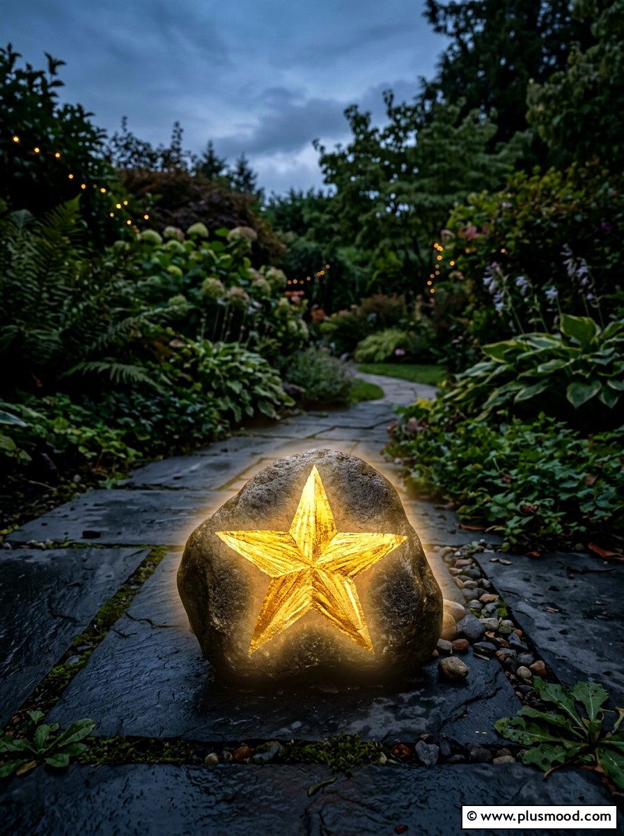 Star painted rock - 25 painted rock ideas for beginners