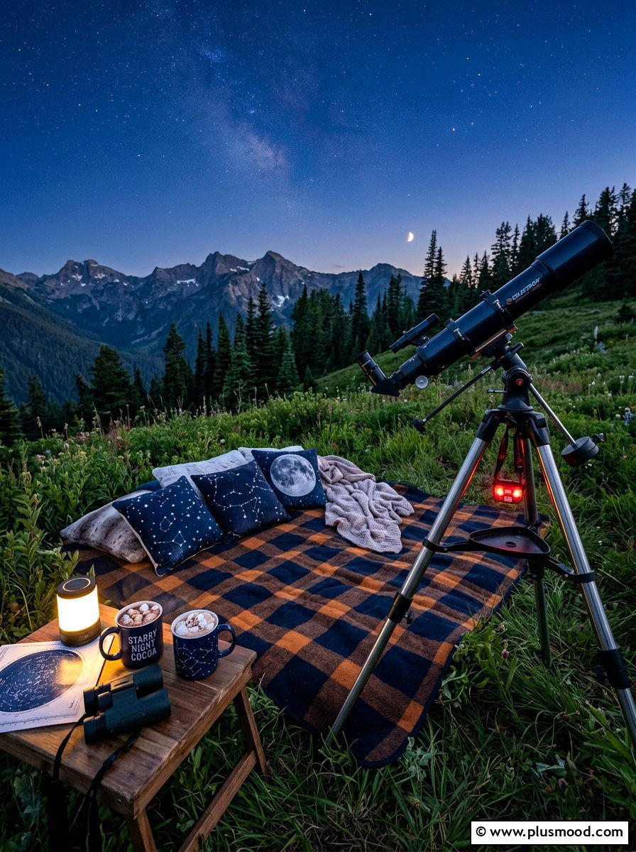 Stargazing Blanket Setup - 25 summer family gathering ideas outdoors