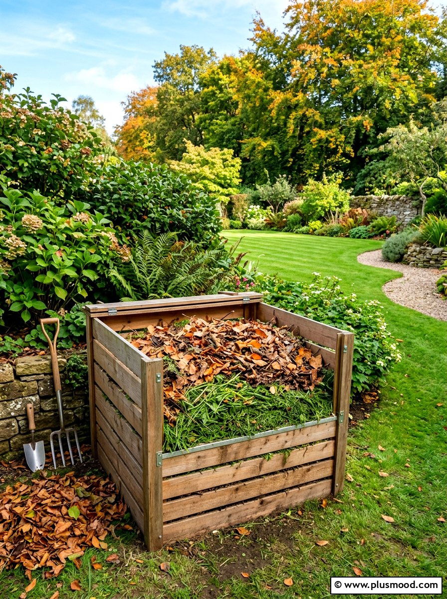 Starting Compost Pile - 25 end of summer garden cleanup ideas