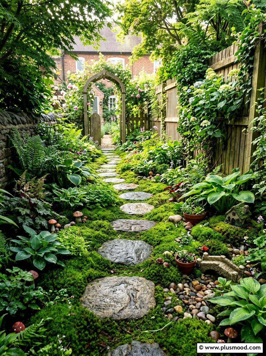 Stepping Stone Path - 25 summer side yard garden ideas