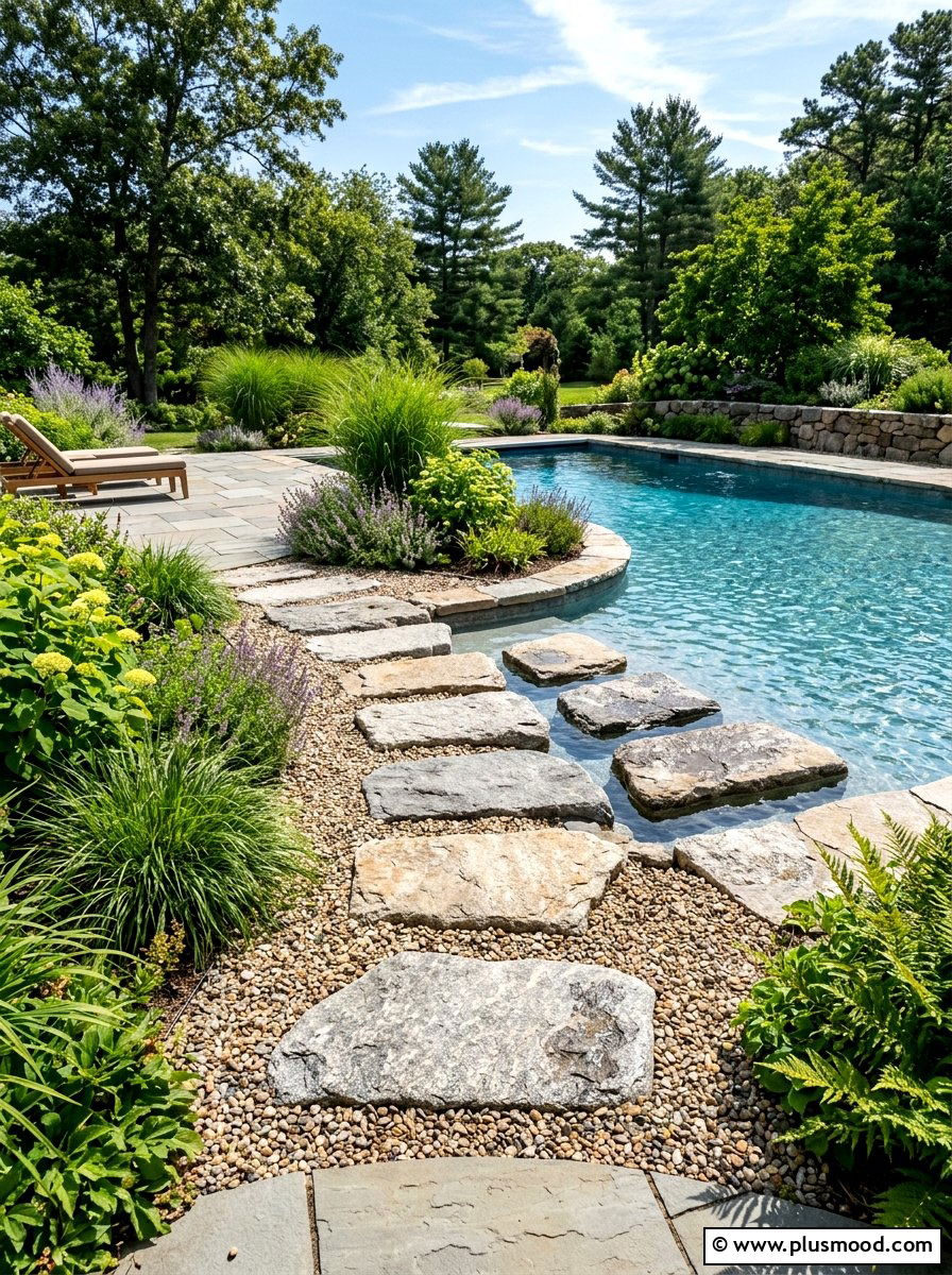 25 Pool Landscaping Ideas With Japanese Style for Zen Pools