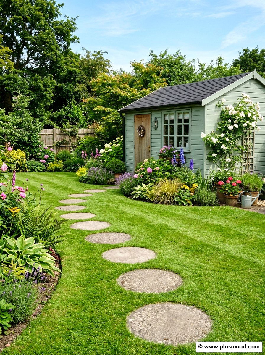 Stepping Stone Walkway - 25 summer garden ideas on a budget